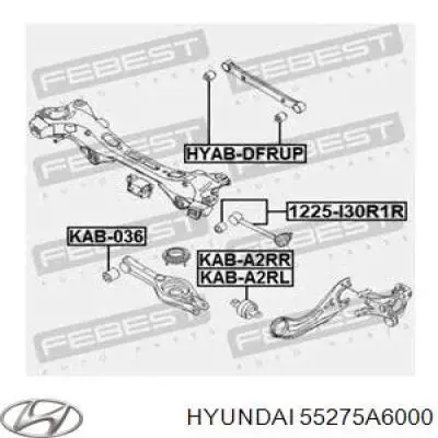 Comprar 55275A6000 Hyundai/Kia Buje del brazo longitudinal trasero