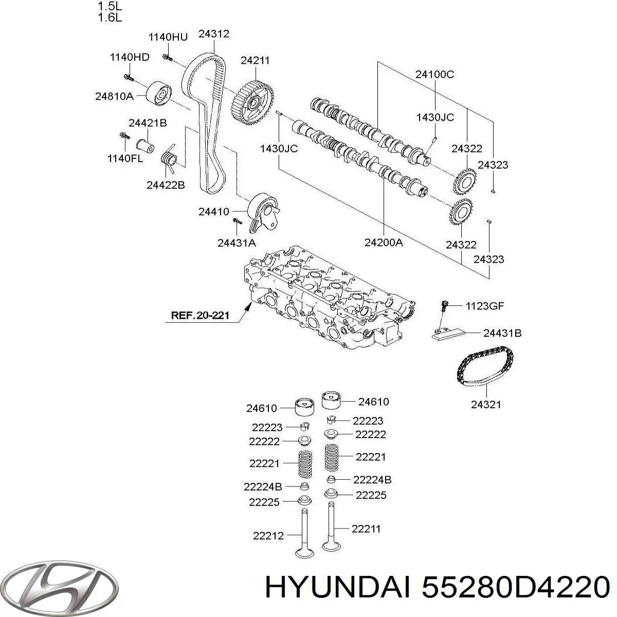 55280D4220 Hyundai/Kia