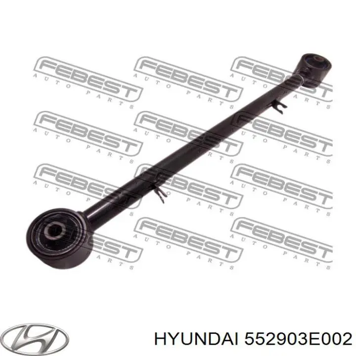Buje del brazo longitudinal inferior trasero CTR GV0660