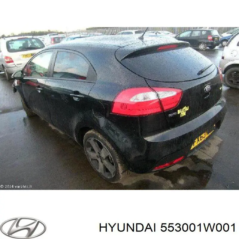 Amortiguador trasero 553001W001 Hyundai/Kia