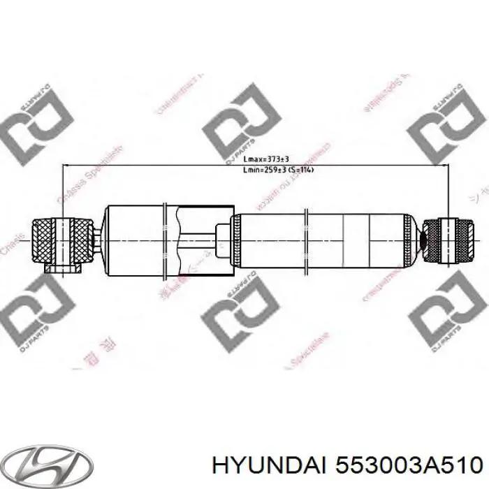 Comprar 553003A510 Hyundai/Kia Amortiguador trasero