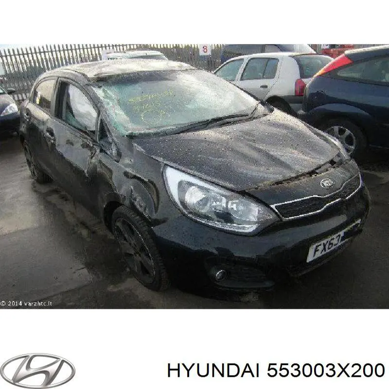 553003X200 Hyundai/Kia amortiguador trasero