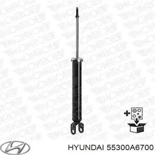 55300A6700 Hyundai/Kia amortiguador trasero