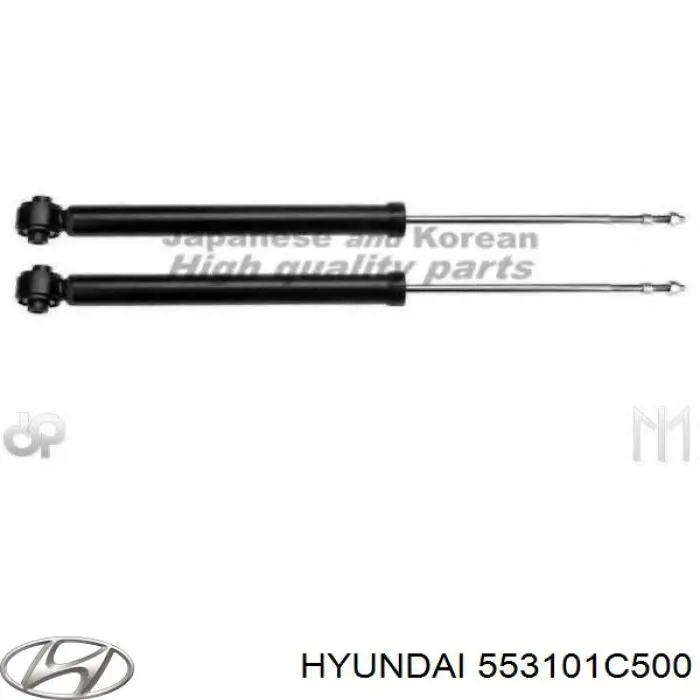 553101C500 Hyundai/Kia amortiguador trasero