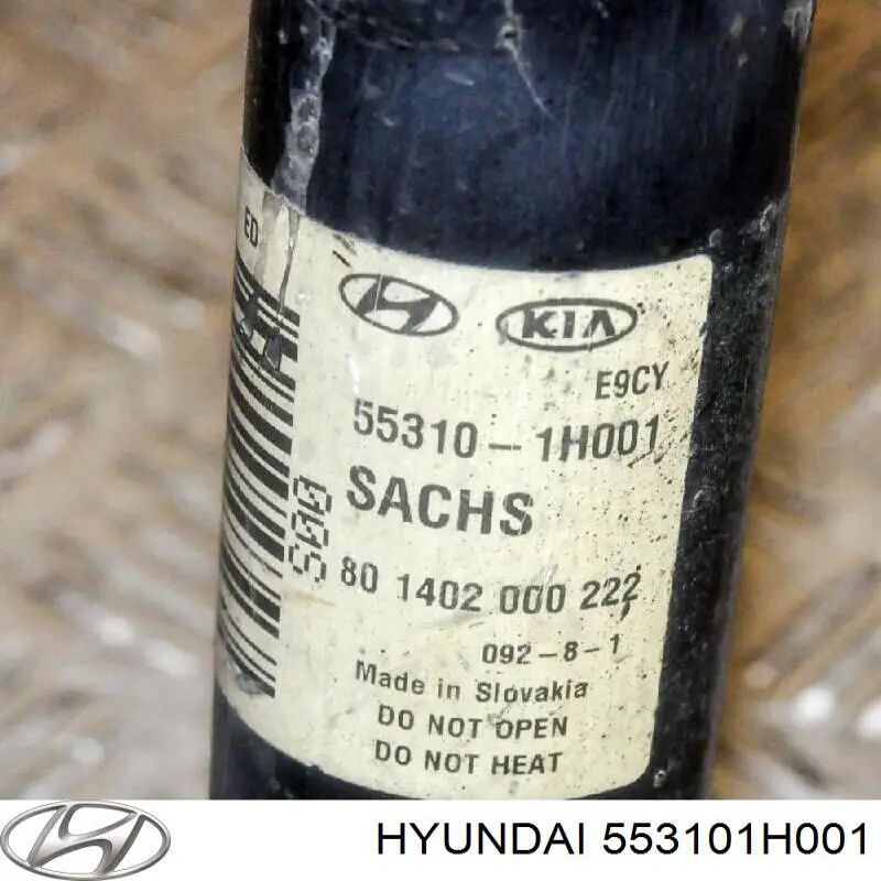 Amortiguador trasero 553101H001 Hyundai/Kia