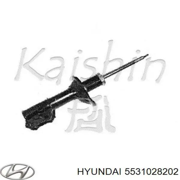 Amortiguador trasero 5531028202 Hyundai/Kia