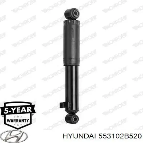 Amortiguador trasero Hyundai/Kia 553102B520 precio, desde 40,26 EUR