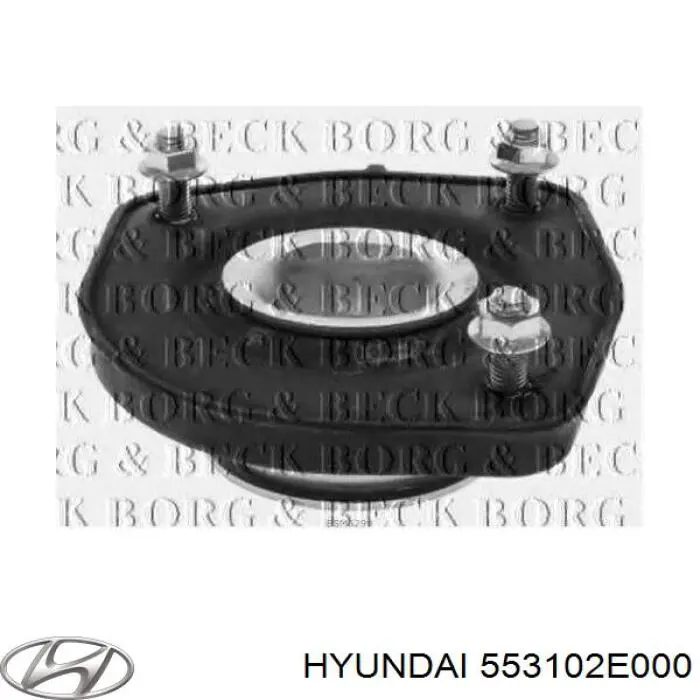 553102E000 Hyundai/Kia soporte amortiguador trasero izquierdo
