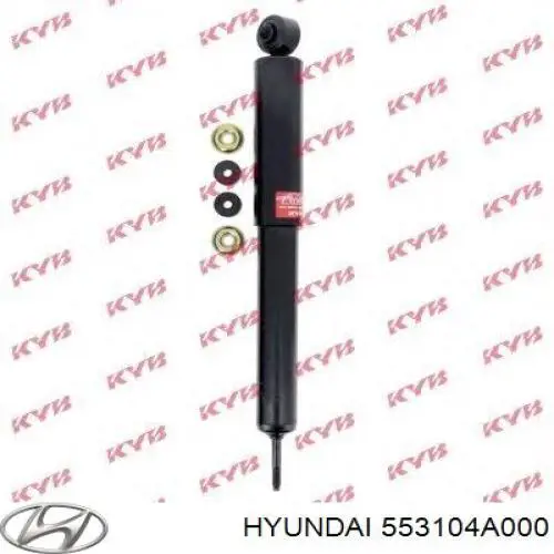 Amortiguador trasero Hyundai/Kia 553104A000 precio, desde 40,64 EUR