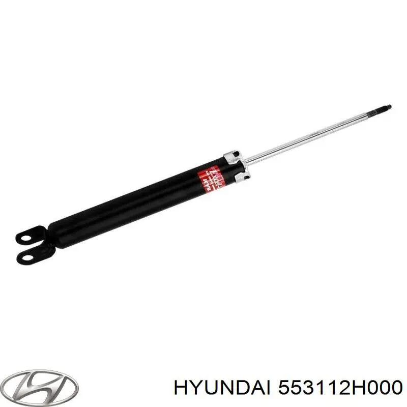 Amortiguador trasero 553112H000 Hyundai/Kia