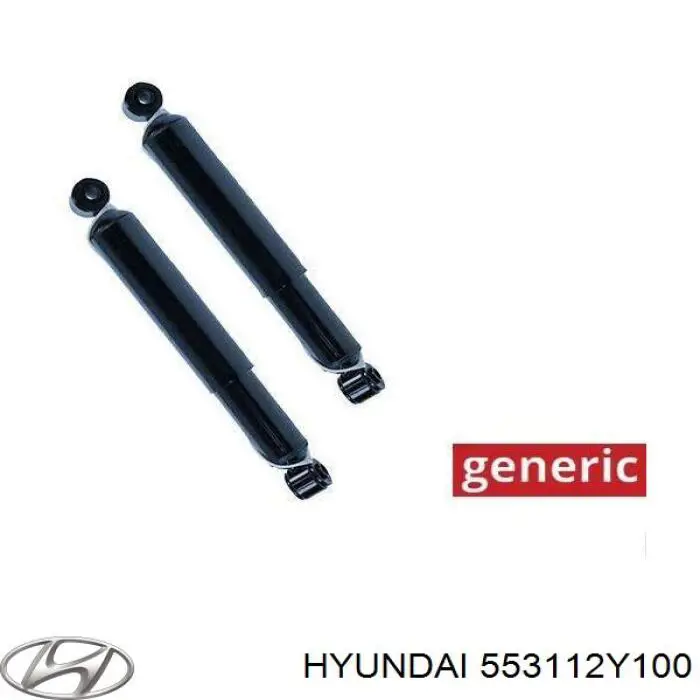 Amortiguador trasero 553112Y100 Hyundai/Kia