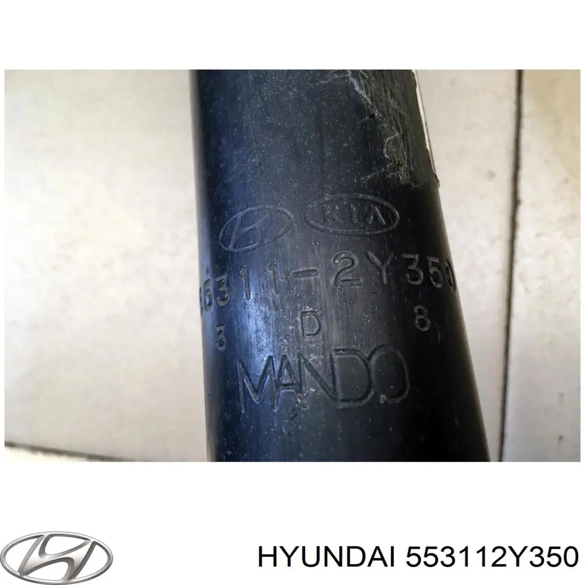 Amortiguador trasero 553112Y350 Hyundai/Kia