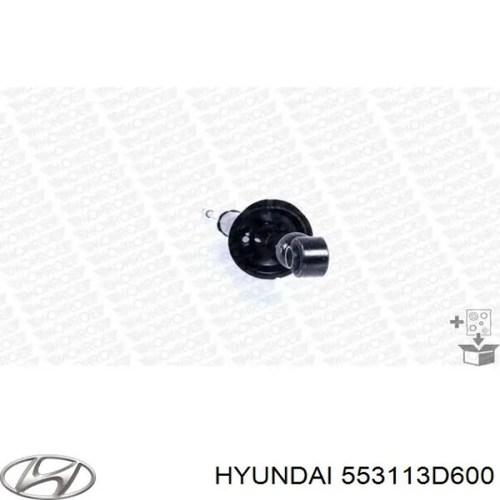 553113D600 Hyundai/Kia amortiguador trasero
