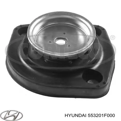 Soporte del amortiguador trasero derecho Hyundai/Kia 553201F000