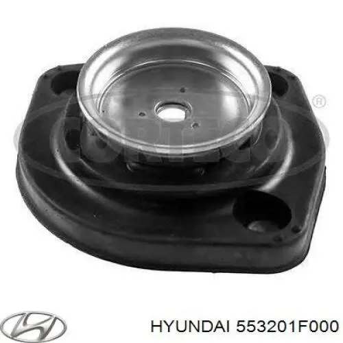 553201F000 Hyundai/Kia soporte amortiguador trasero derecho