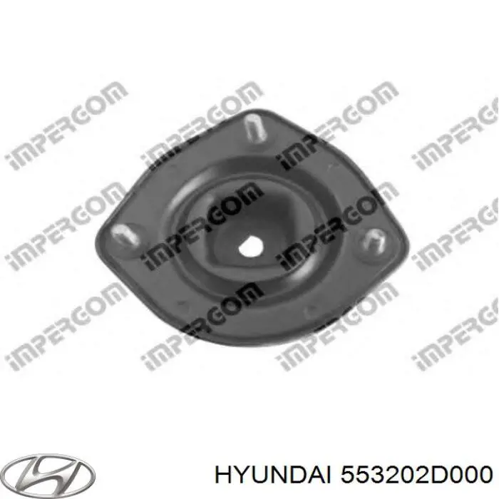 553202D000 Hyundai/Kia soporte amortiguador trasero derecho