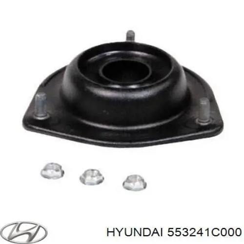 Buje de vástago de amortiguador trasero 553241C000 Hyundai/Kia