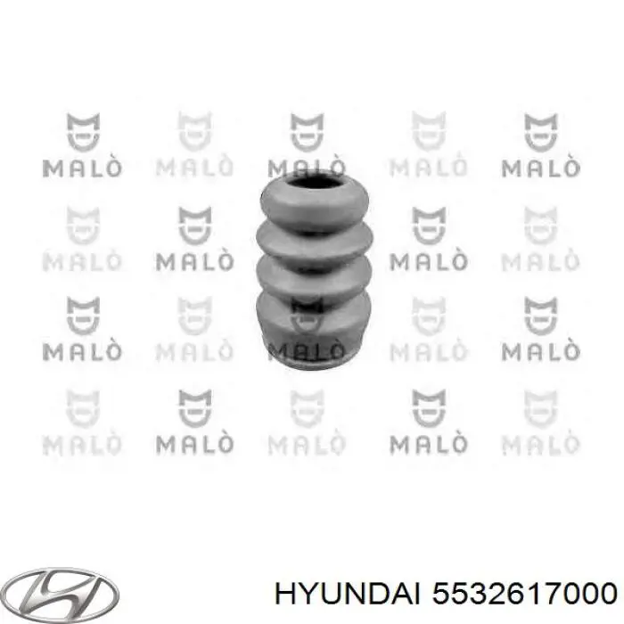 Almohadilla de tope, suspensión trasera para Hyundai Matrix (FC)