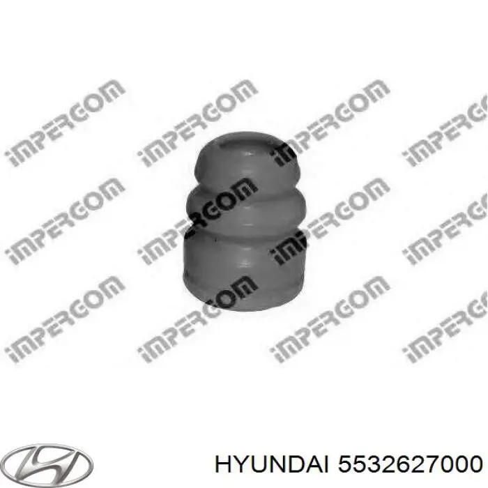 Almohadilla de tope, suspensión trasera para Hyundai Coupe (GK)