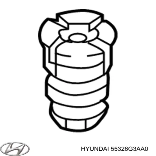 Tope de amortiguador trasero Hyundai/Kia 55326G3AA0 precio, desde 45,06 EUR