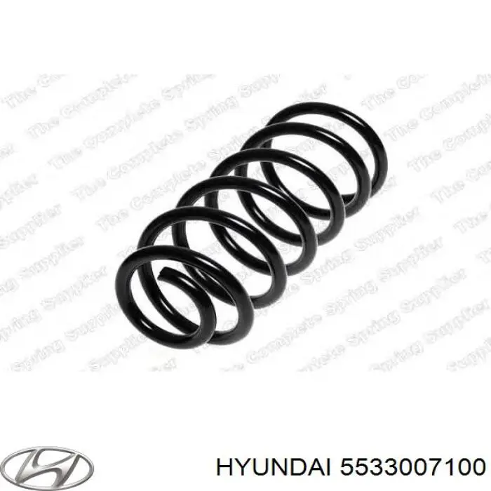 5533007100 Hyundai/Kia muelle de suspensión eje trasero