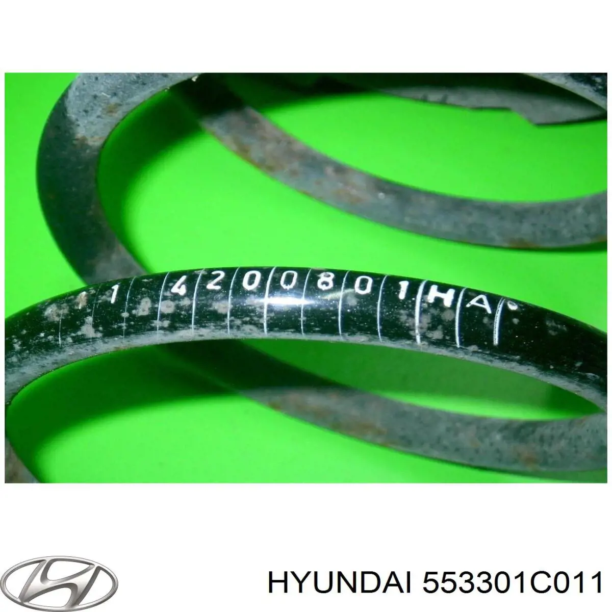 553301C011 Hyundai/Kia muelle de suspensión eje trasero