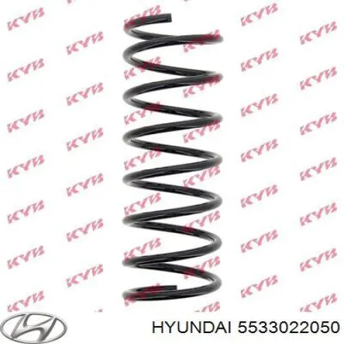 5533022050 Hyundai/Kia muelle de suspensión eje trasero