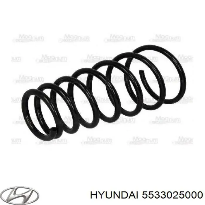 5533025000 Hyundai/Kia muelle de suspensión eje trasero