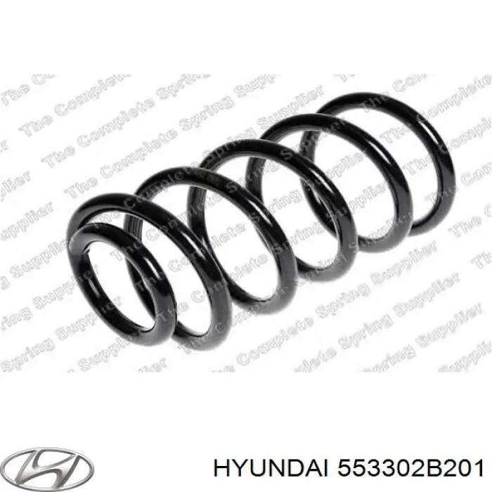 553302B201 Hyundai/Kia muelle de suspensión eje trasero