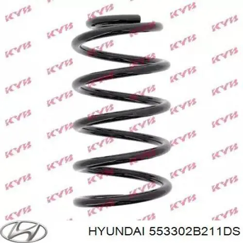 Muelle de suspensión Hyundai/Kia S553302B201