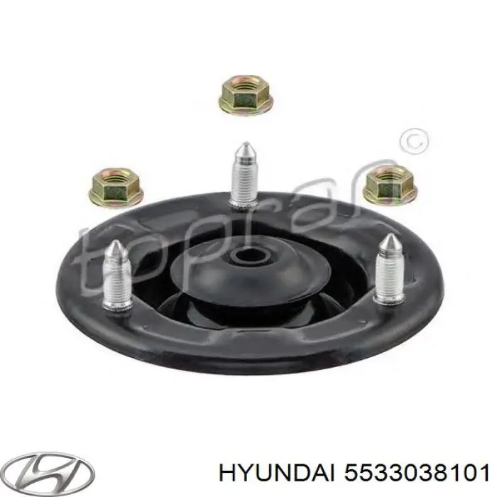 5533038101 Hyundai/Kia copela de amortiguador trasero