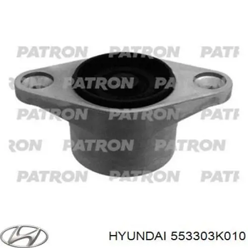 Soporte del amortiguador trasero izquierdo 553303K010 Hyundai/Kia