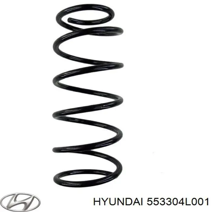 553304L001 Hyundai/Kia muelle de suspensión eje trasero