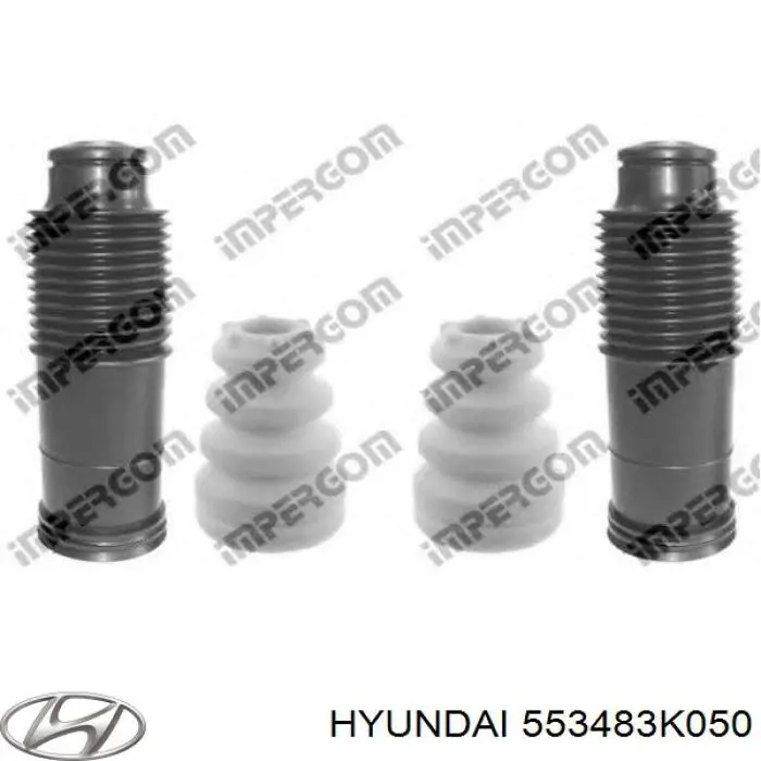 553483K050 Hyundai/Kia tope de amortiguador trasero, suspensión + fuelle