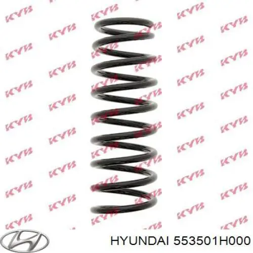 Muelle de suspensión trasero Hyundai/Kia 553501H000 precio, desde 29,57 EUR