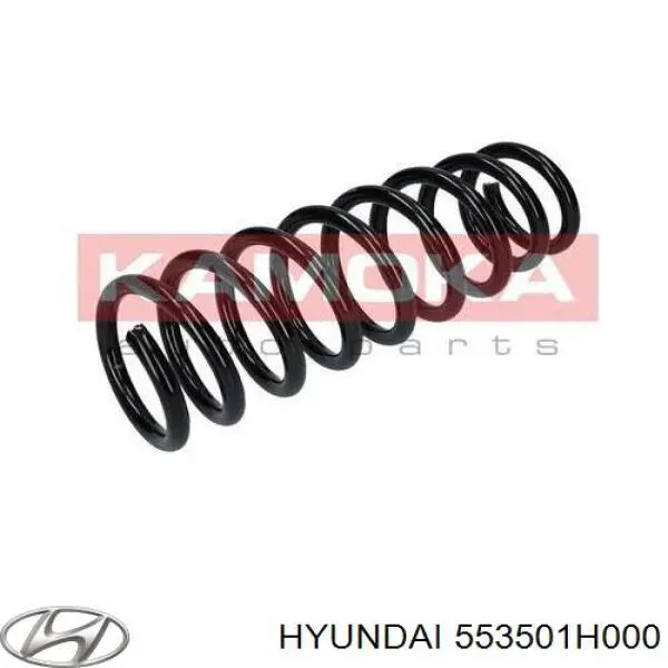 553501H000 Hyundai/Kia muelle de suspensión eje trasero