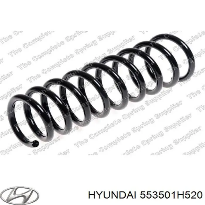 553501H520 Hyundai/Kia muelle de suspensión eje trasero