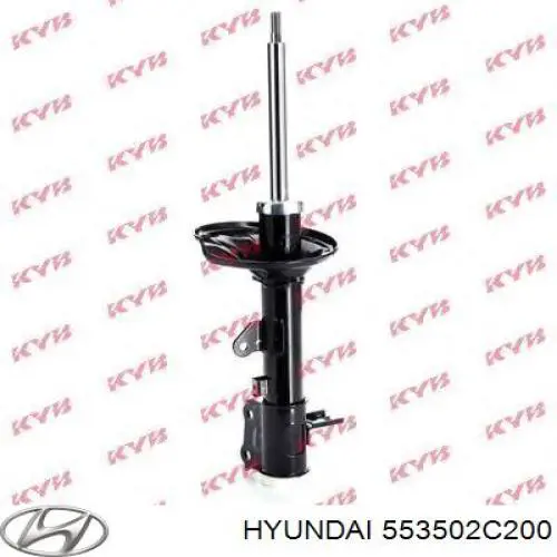 553502C200 Hyundai/Kia amortiguador trasero izquierdo