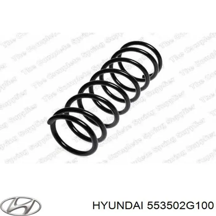 553502G130 Hyundai/Kia muelle de suspensión eje trasero