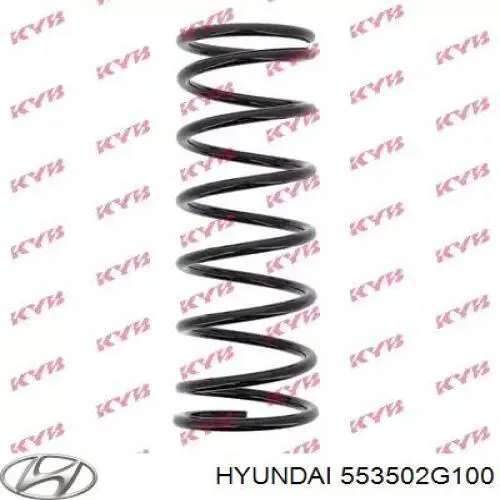 Muelle de suspensión trasero Hyundai/Kia 553502G130 precio, desde 47,92 EUR