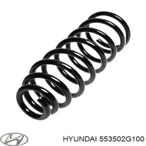Comprar 553502G130 Hyundai/Kia Muelle de eje trasero