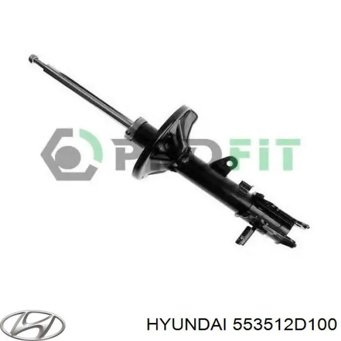 Amortiguador trasero izquierdo Hyundai/Kia 553512D100 precio, desde 68,79 EUR