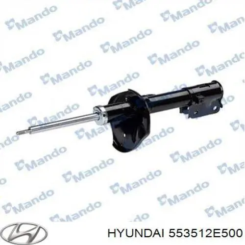 553512E500 Hyundai/Kia amortiguador trasero izquierdo