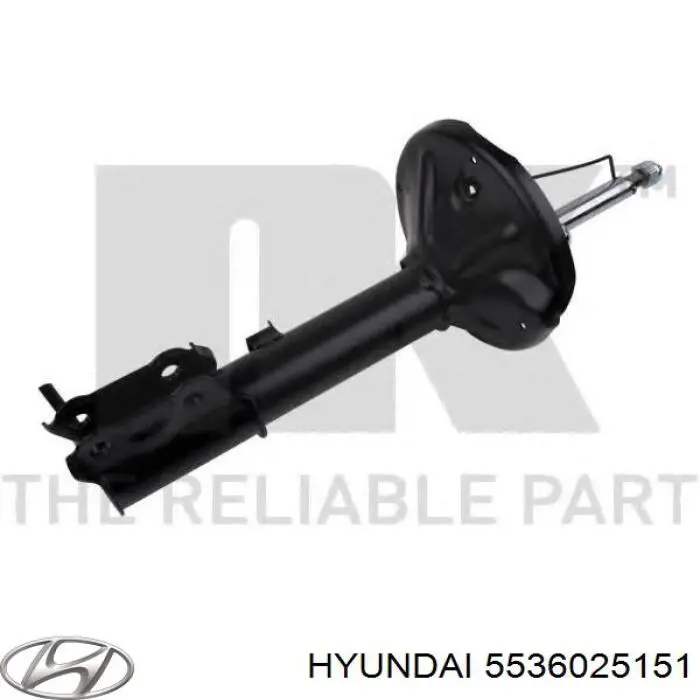 5536025151 Hyundai/Kia amortiguador trasero derecho