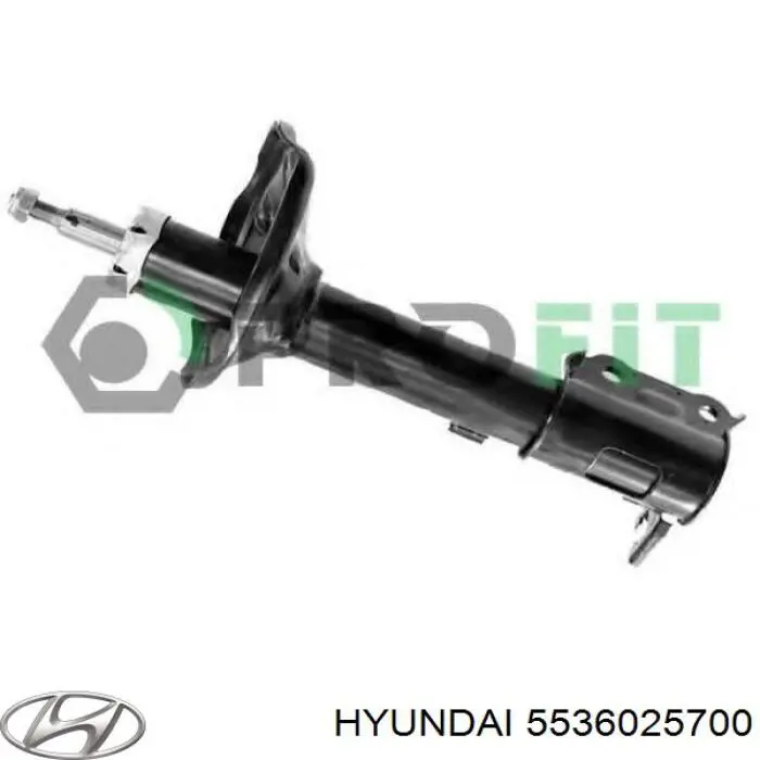 5536025700 Hyundai/Kia amortiguador trasero derecho