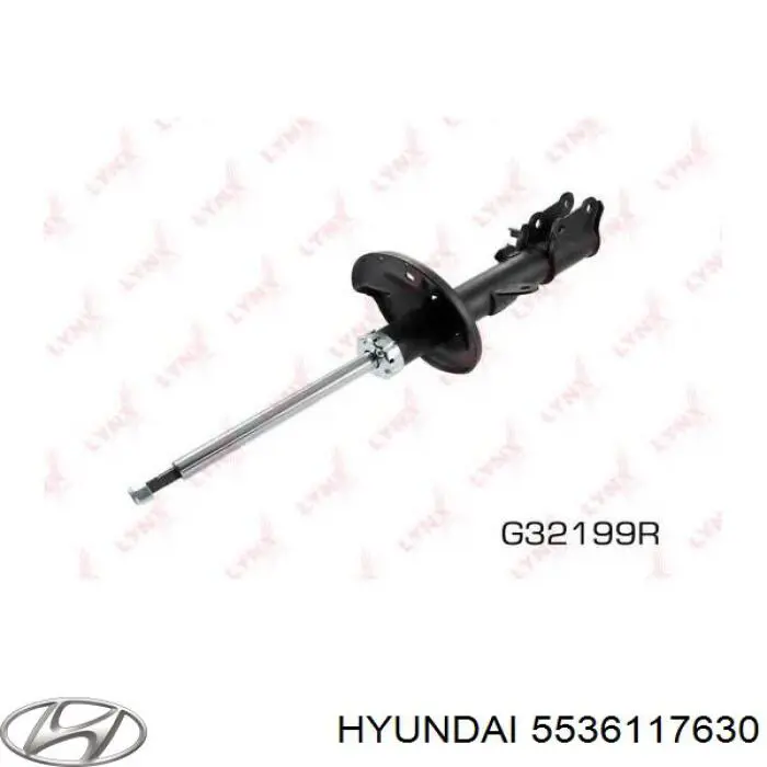 5536117630 Hyundai/Kia amortiguador trasero derecho