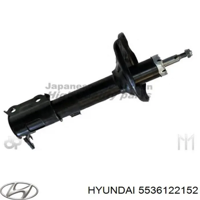 5536122152 Hyundai/Kia amortiguador trasero izquierdo