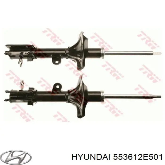 553612E501 Hyundai/Kia amortiguador trasero derecho