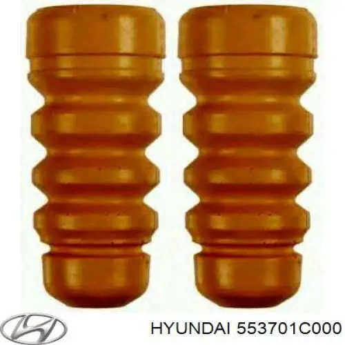 553701C000 Hyundai/Kia caperuza protectora/fuelle, amortiguador trasero