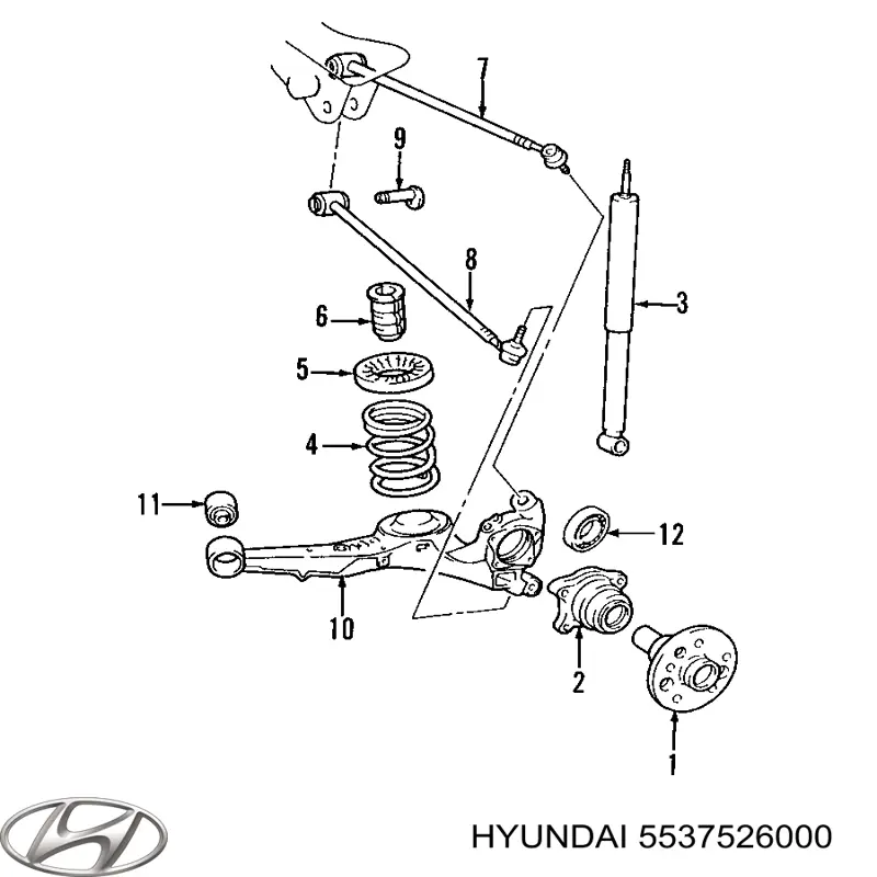 Comprar 5537526000 Hyundai/Kia Tope de amortiguador trasero